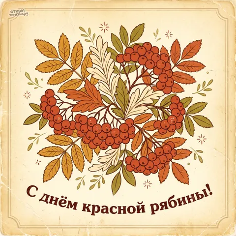 Открытка «KcJrHD14» — День красной рябины