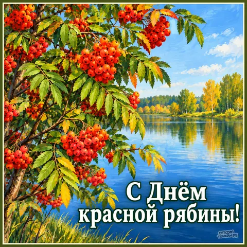 Открытка «Без и22мени» — День красной рябины