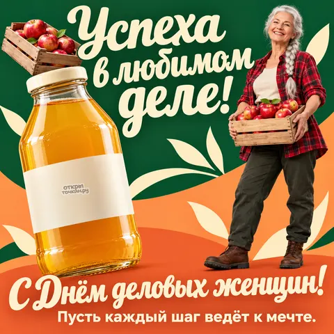 Открытка «День деловых женщин, книжная лавка терминал и стопка книг» — День деловых женщин в России