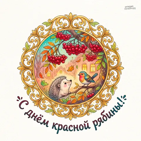 Открытка «C5hXzO1f» — День красной рябины