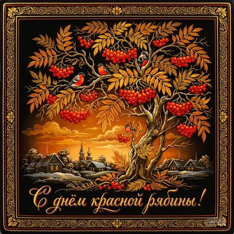 Открытка «6ZIAXsuE» — День красной рябины